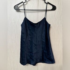 Vince Blue Camisole Top with Streamlined Design